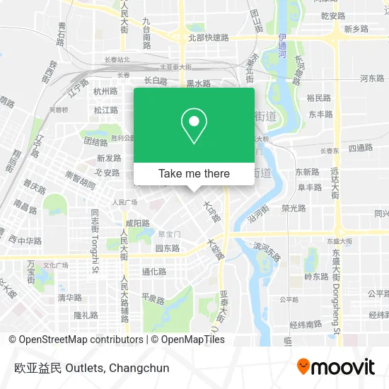 欧亚益民 Outlets map