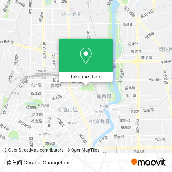 停车间 Garage map