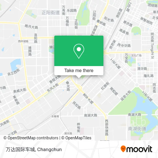万达国际车城 map