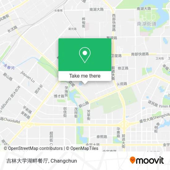 吉林大学湖畔餐厅 map