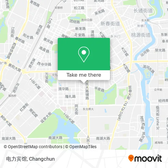 电力宾馆 map