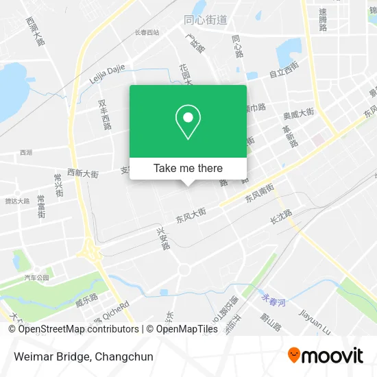 Weimar Bridge map