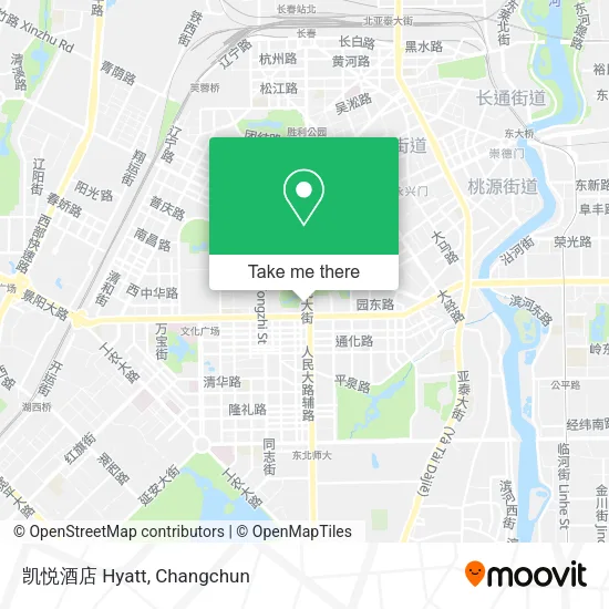 凯悦酒店 Hyatt map