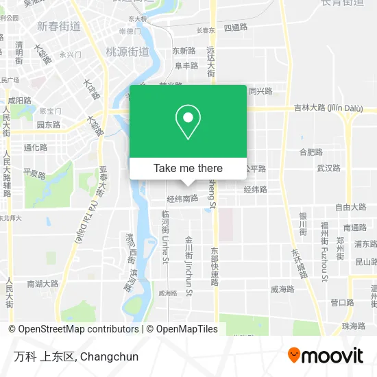 万科 上东区 map