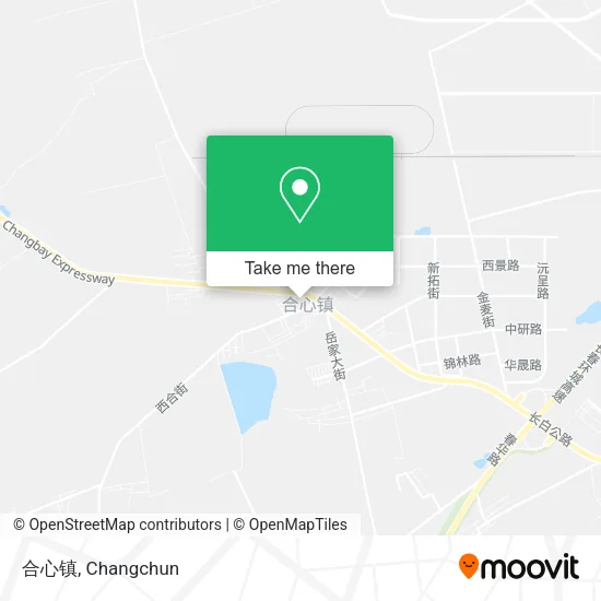 合心镇 map