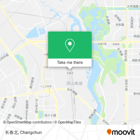 长春北 map
