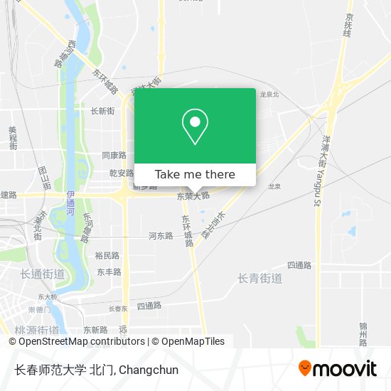 长春师范大学 北门 map