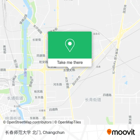 长春师范大学 北门 map