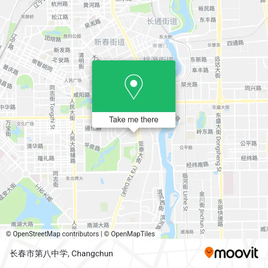长春市第八中学 map