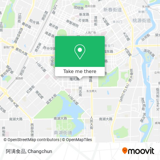 阿满食品 map