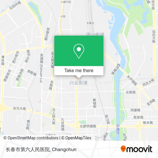 长春市第六人民医院 map