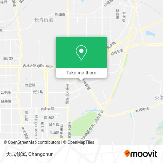 天成领寓 map