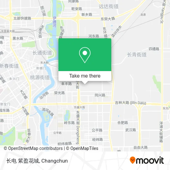 长电 紫盈花城 map