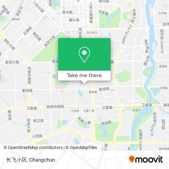 长飞小区 map