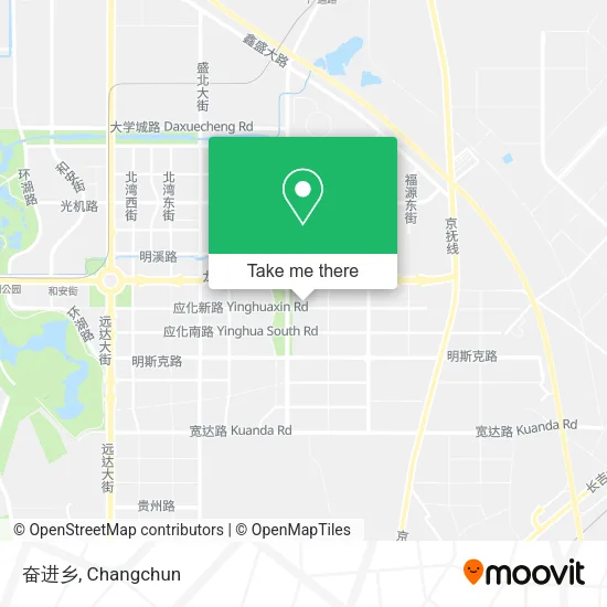 奋进乡 map