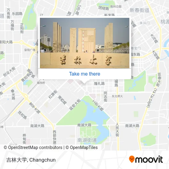 吉林大学 map