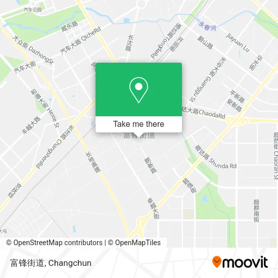 富锋街道 map