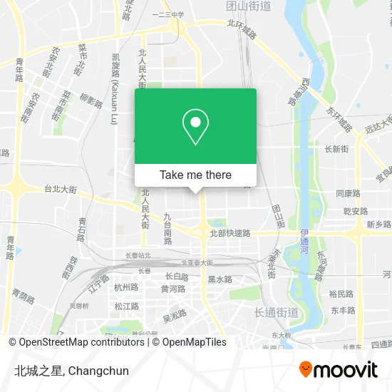 北城之星 map