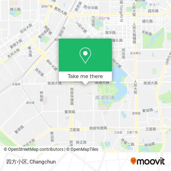 四方小区 map
