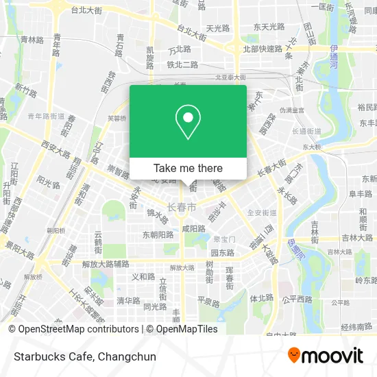 Starbucks Cafe map