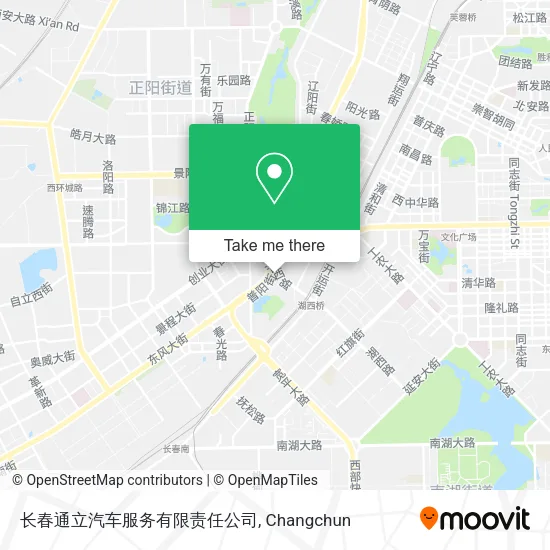 长春通立汽车服务有限责任公司 map