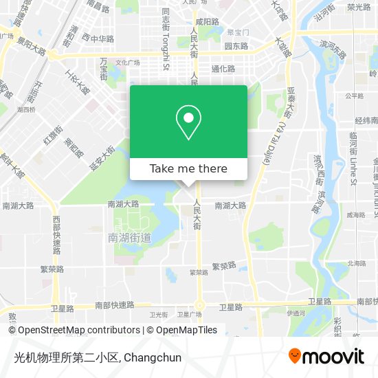 光机物理所第二小区 map