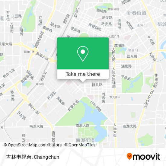 吉林电视台 map