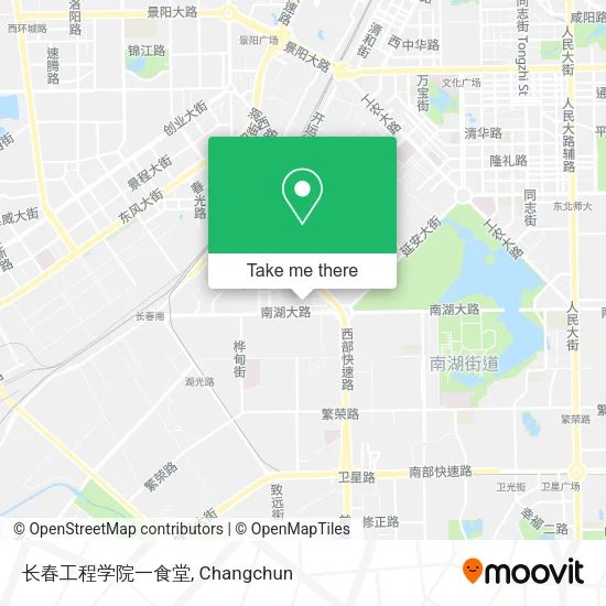 长春工程学院一食堂 map