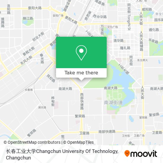 长春工业大学Changchun University Of Technology map