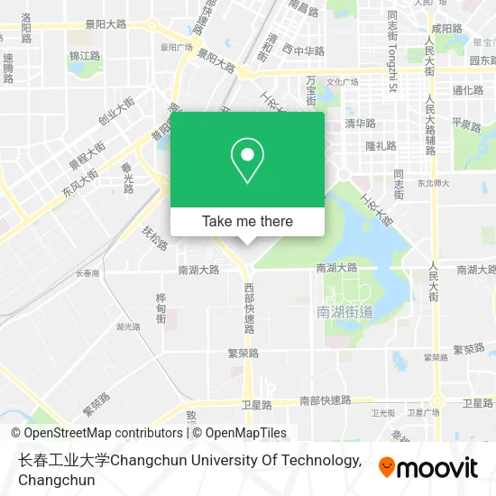长春工业大学Changchun University Of Technology map