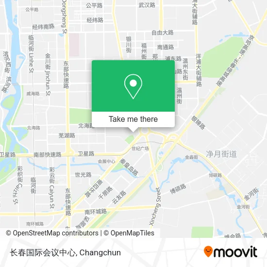 长春国际会议中心 map