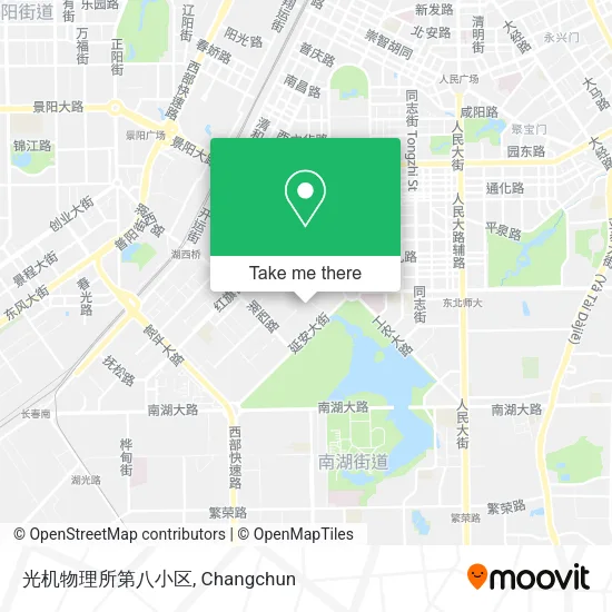 光机物理所第八小区 map