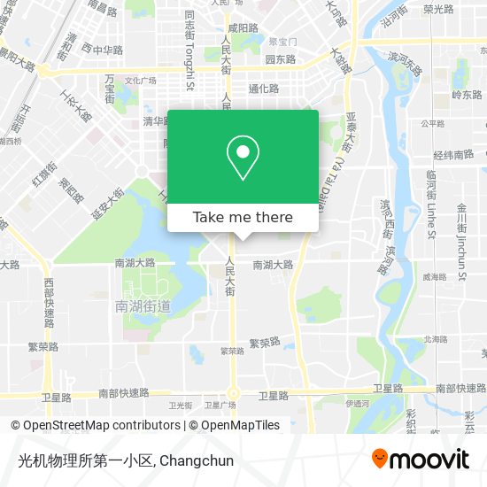 光机物理所第一小区 map