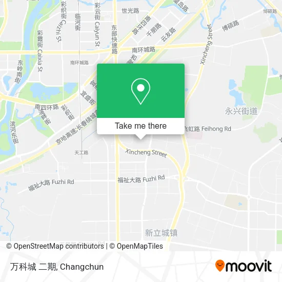 万科城 二期 map