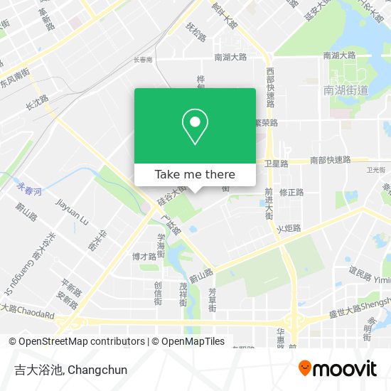 吉大浴池 map