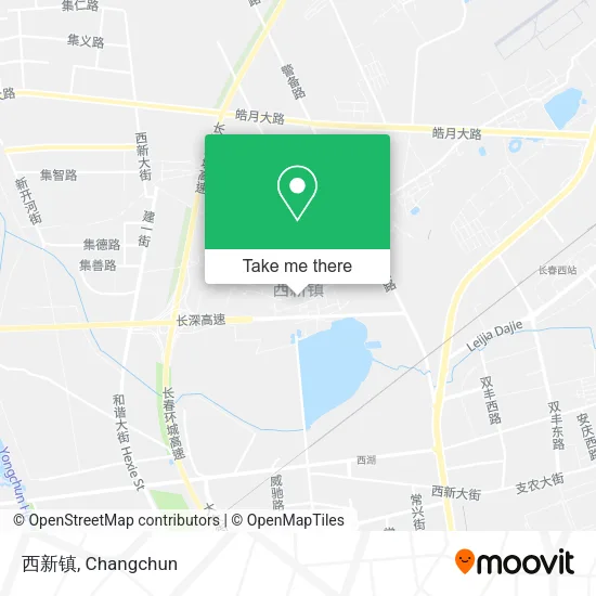西新镇 map