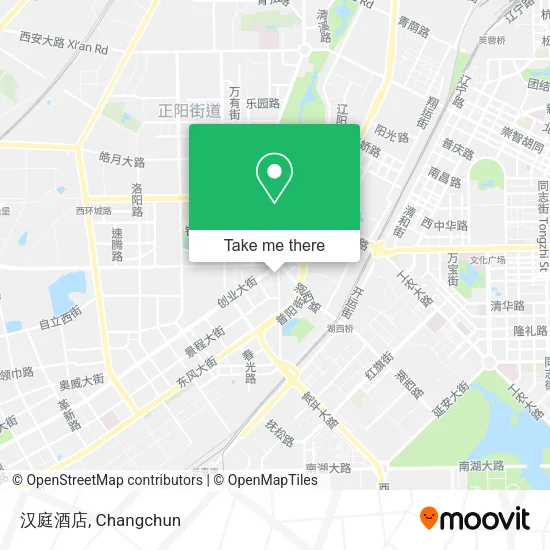 汉庭酒店 map
