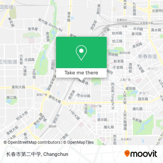 长春市第二中学 map