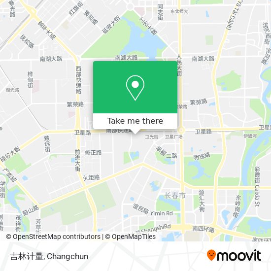 吉林计量 map