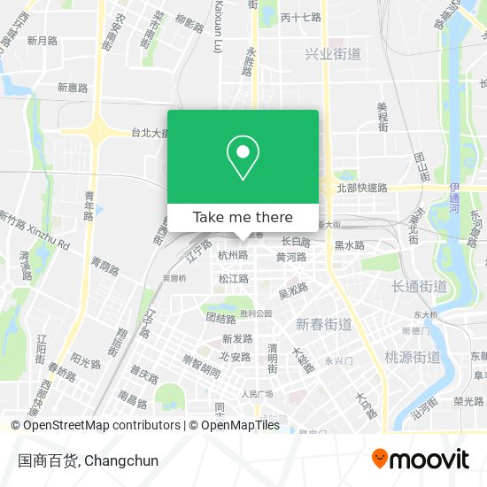 国商百货 map
