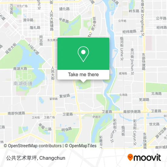 公共艺术草坪 map