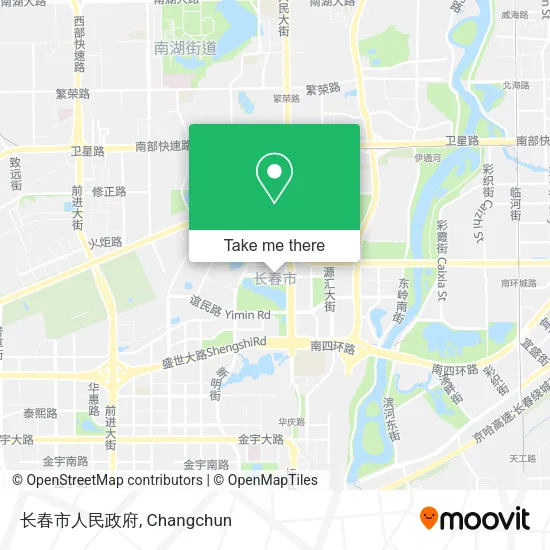 长春市人民政府 map