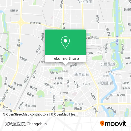 宽城区医院 map