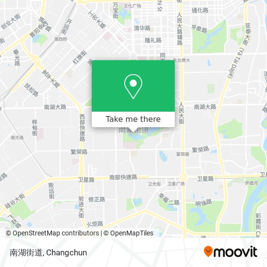 南湖街道 map