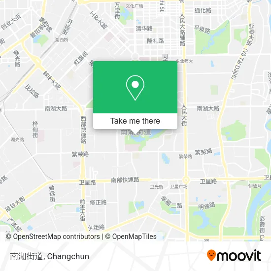 南湖街道 map