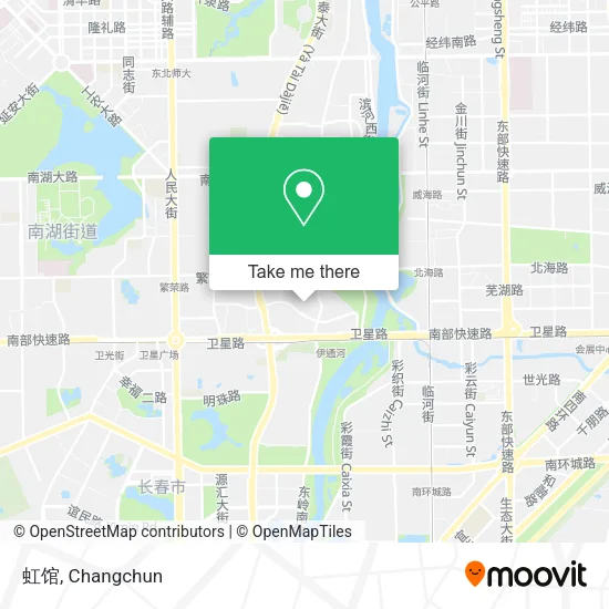 虹馆 map