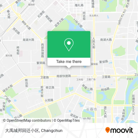 大禹城邦回迁小区 map