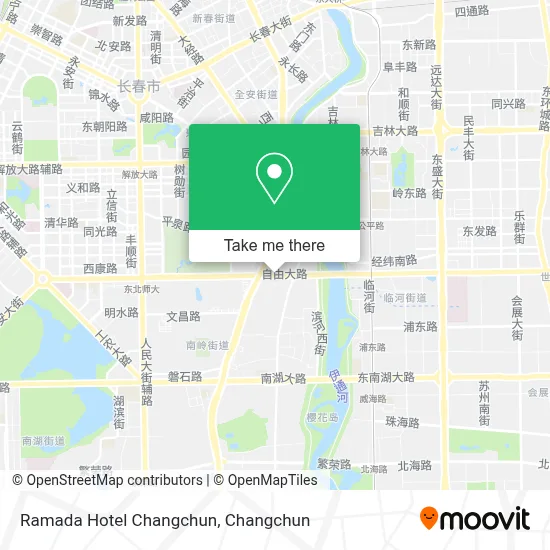 Ramada Hotel Changchun map