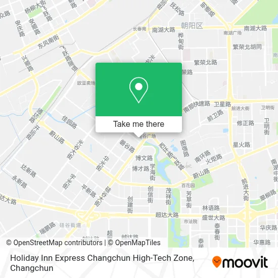 Holiday Inn Express Changchun High-Tech Zone map