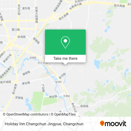 Holiday Inn Changchun Jingyue map